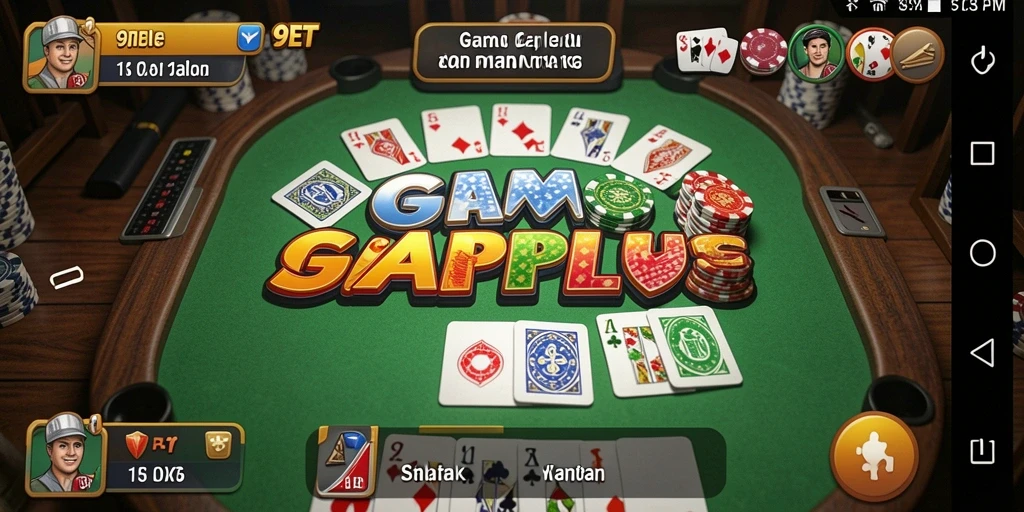 Tampilan seru gameplay Gaple di 9ET.