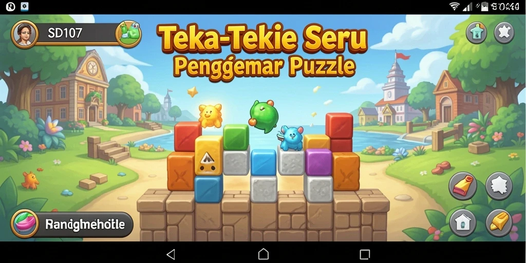 Tampilan gameplay SD107 yang menarik dan penuh tantangan teka-teki.
