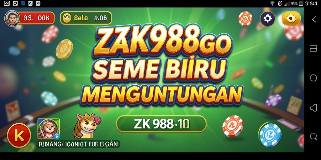 Tampilan gameplay seru dari aplikasi Bingo ZK988.